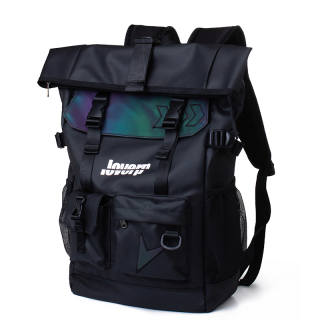 LOVERPUSS Oxford Backpack Medium Unisex Black