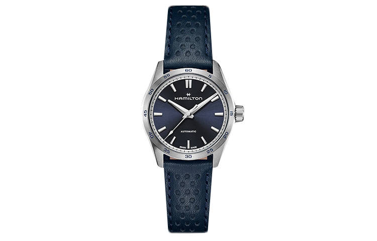 HAMILTON Jazz Windbreaker Collection Automatic Mechanical Movement Men's Watches Watch 34mm Blue Dial
