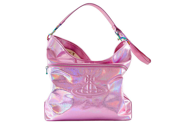 Vivienne Westwood Polyester With Polyurethane Handbag, Shoulder Bag Women's Pink