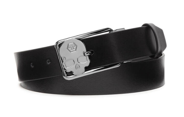 Philipp Plein buckle-fastening leather belt