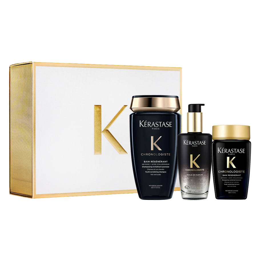 KERASTASE Black Diamond Key Source Shampoo & Conditioner Sets, Black Diamond Essential Oils For Hair Care Shampoos