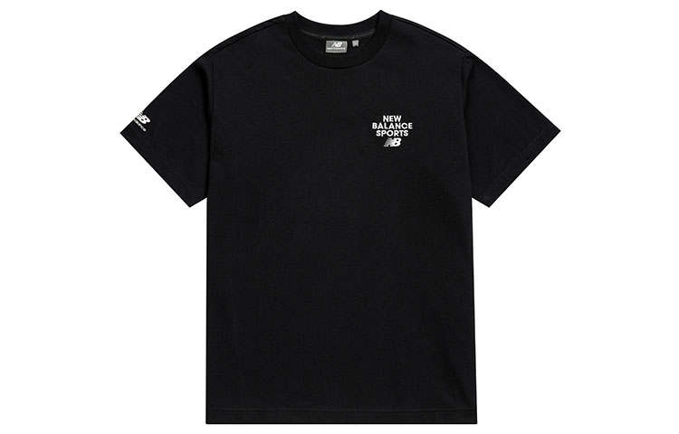 New Balance New Balance Drop Shoulder Sleeve T Shirt Unisex Black