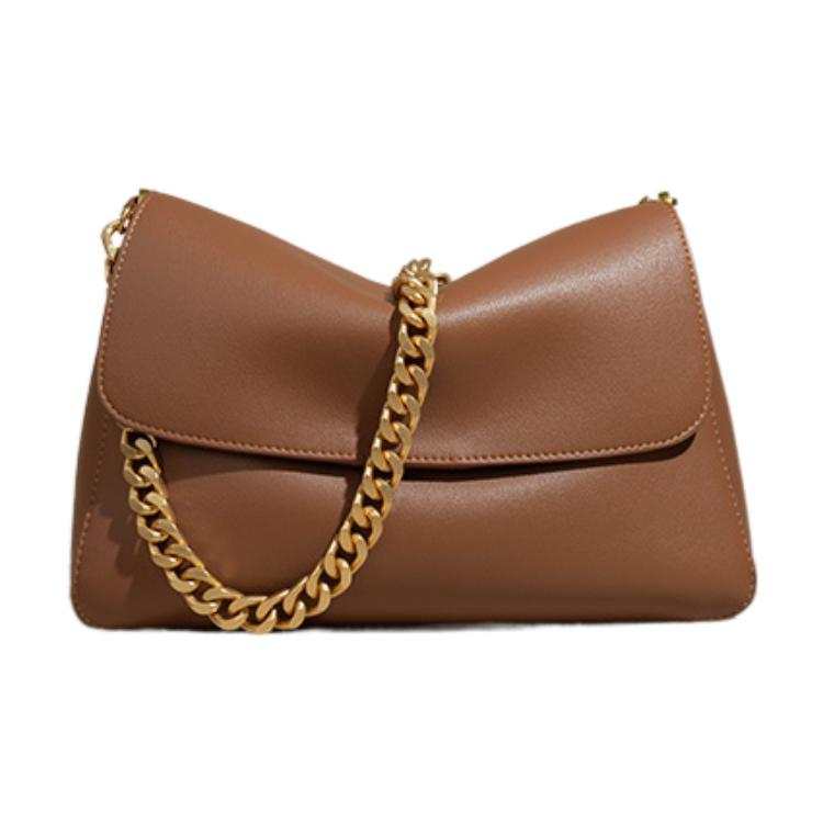 MISS MUSI Cow Leather Shoulder Bag Medium Women's Brown/Coffee/Unspecified/Black/Milkshake White