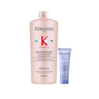 KERASTASE Ginger Pink Bottle Core Silk Infused Shampoo & Conditioner Sets