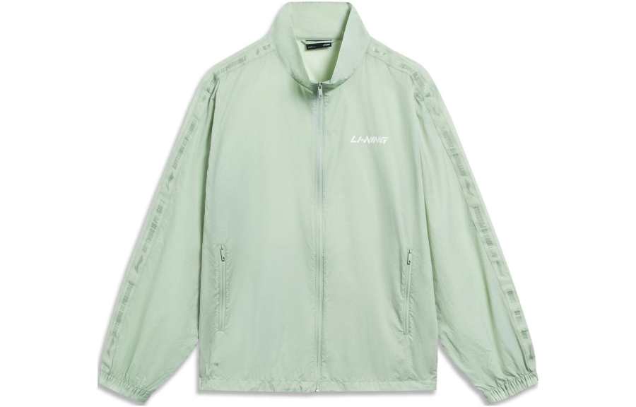 Li-Ning Li Ning Sports Fashion Collection Jackets & Coats Unisex Water Gray Green