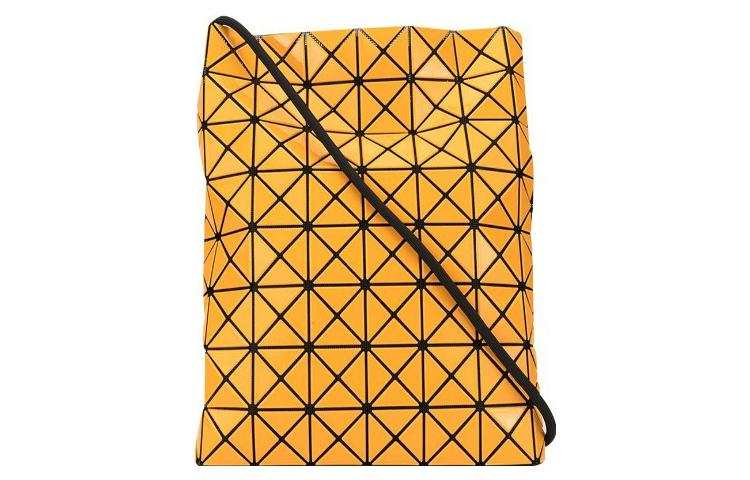 ISSEY MIYAKE Prism Coated Canvas Tote Bag, Shopping Bag, Shoulder Bag Small Women's Yellow