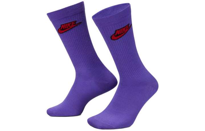 Nike Nike Knee High Socks Unisex 2 Pack Purple