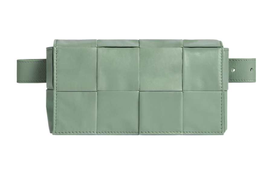 Bottega Veneta Cassette Belt Cow Leather Box Bag Camera Bag Fanny Pack, Shoulder Bag, Crossbody Bag Mini Men's