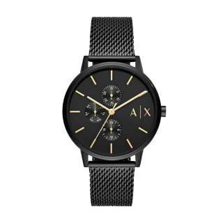 ARMANI EXCHANGEAE Darth Vader Wrist Watches Quartz Movement Stainless Steel Strap Black Dial Men's Watches