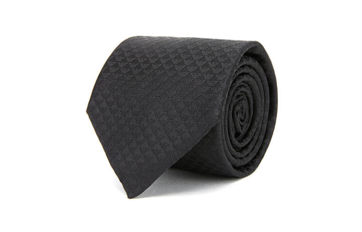 EMPORIO ARMANI EMPORIO ARMANI Monogram Jacquard Pointed Tip Tie