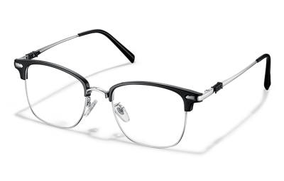 Welly Merck Alloy Square Prescription Glasses Unisex
