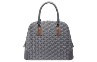 GOYARD Vendôme Canvas With Leather Shoulder Bag, Crossbody Bag, Handbag Small Unisex Gray