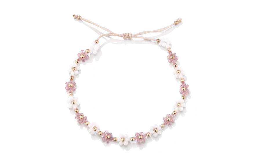 Clect Clect Cloth Rope Beaded Bracelets Women's White