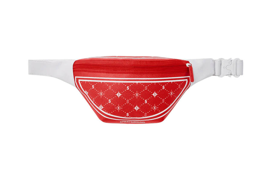 SPRAYGROUND PVC Casual Bag, Crossbody Bag, Fanny Pack Medium Unisex Red