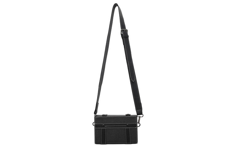 HAWA Pu Shoulder Bag, Crossbody Bag Large Unisex Black/Brown