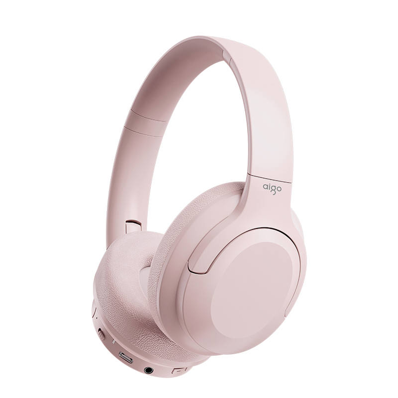 AIGO WY100 Dual Noise Cancellation ANC&ENC Dual Mode Wireless Bluetooth 5.3 Music Sports Gaming Over-ear Headphones