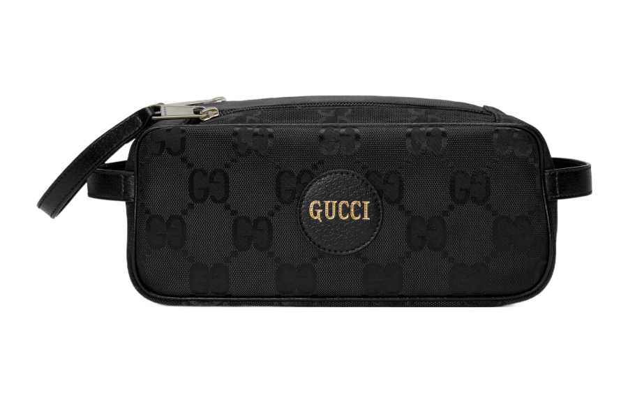 GUCCI Off The Grid Nylon Clutch Toiletry Bag Men's Black