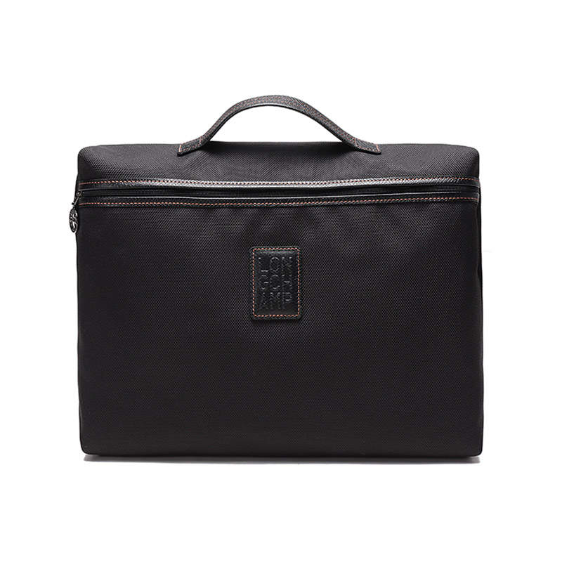 LONGCHAMP LONGCHAMP Boxford Fabric Clutch Briefcase Unisex Black