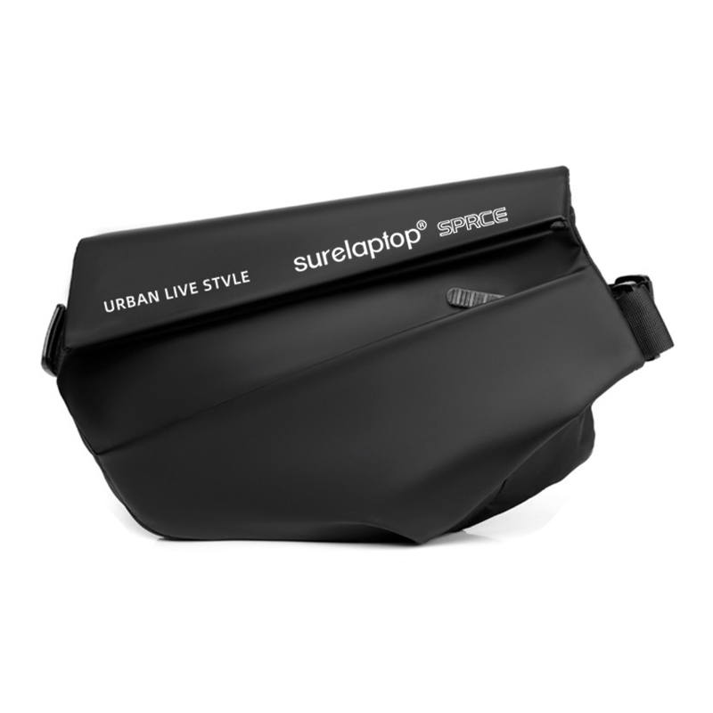SURELAPTOP SPRCE Oxford Messenger Bag Sling Bag Unisex Black