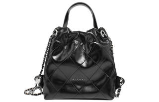 AILUXI Pu Handbag, Shoulder Bag, Backpack Medium Women's Black
