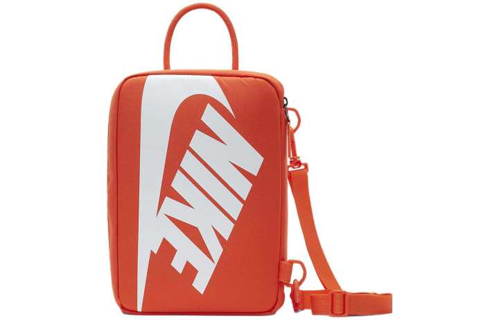 Nike Nike Fabric Shoe Box Bag, Handbag, Shoulder Bag, Crossbody Bag Unisex Orange