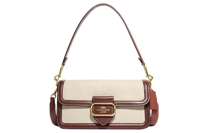 COACH Women's Morgan 27 Shoulder Bag Brown