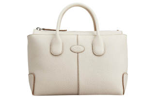 TOD'S Logo Debossed Top Handle Bag