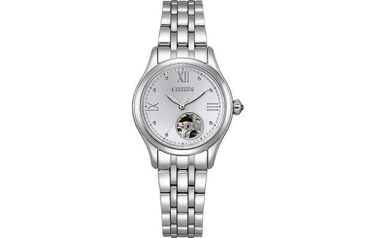 CITIZEN Mechanical Movement Stainless Steel Strap Watch Women's Watch White Dial
