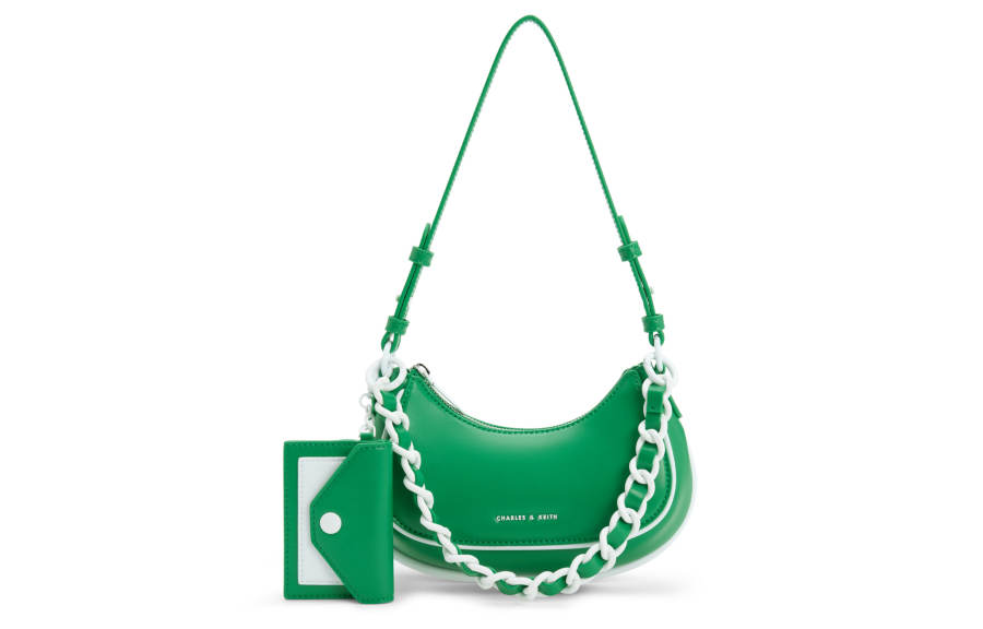 CHARLES&KEITH Fabric Charles & Keith Bag, Shoulder Bag, Crossbody Bag Women's Multicolor