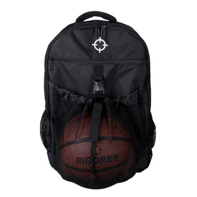 RIGORER Polyester Backpack Large Unisex Black