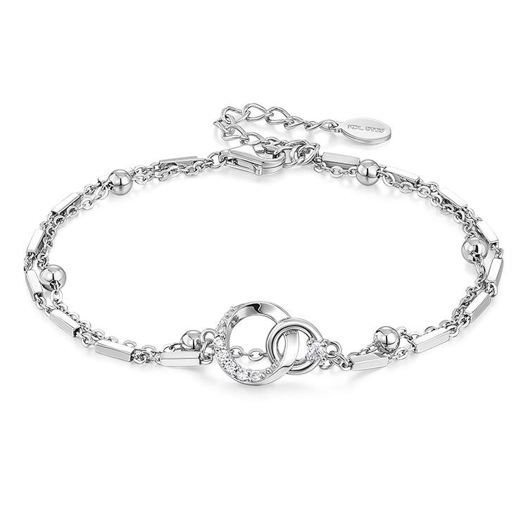 KADER KADER Bracelets Women's Silver White