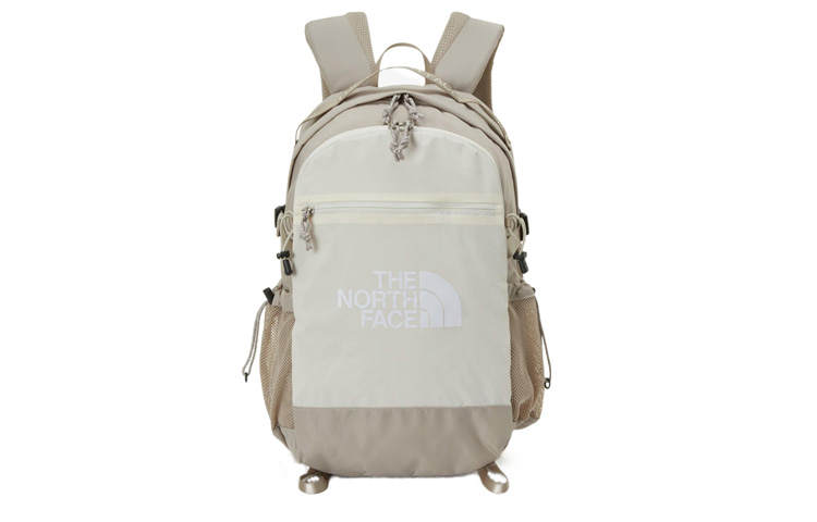 THE NORTH FACE 24L Backpack Outdoor Bag Nylon Light Beige Unisex