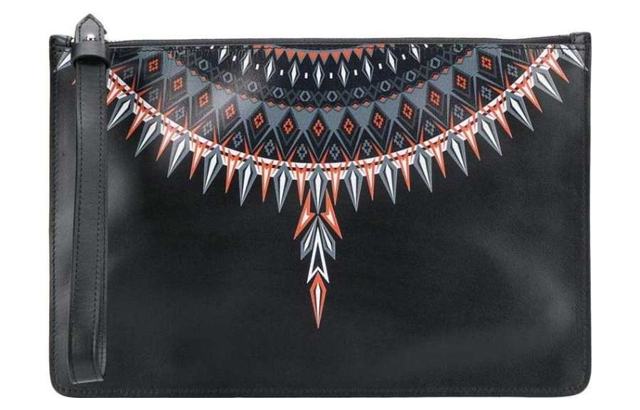 Marcelo Burlon Leather Clutch Regular Men's Black