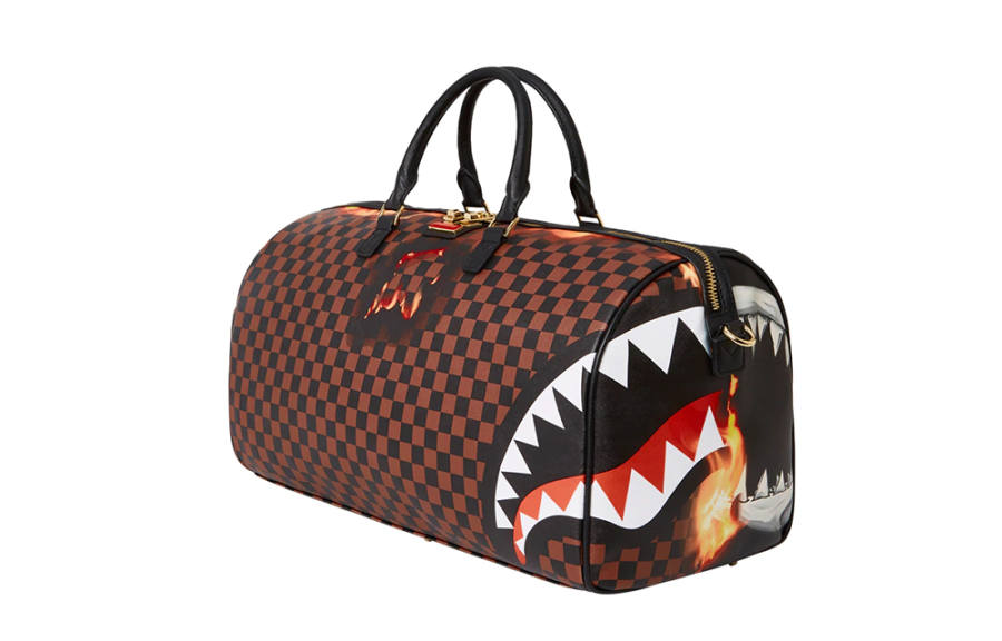 SPRAYGROUND PVC Travel Bag, Sneaker Bag, Handbag Large Unisex Brown