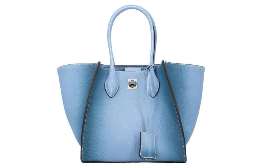 ERMANNO SCERVINO Grain Leather Handbag Women's Light Blue