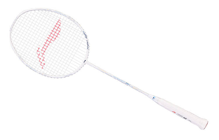 Li-Ning Li Ning WS79S Full Carbon Badminton Rackets Control Type All around Defense Entry level 675mm Single Racket White