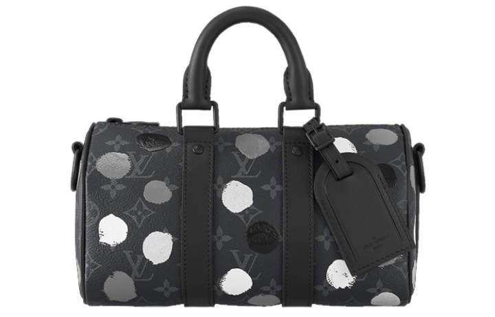 LOUIS VUITTON LOUIS VUITTON X Yayoi Kusama Keepall 25 Monogram Eclipse Black/Silver