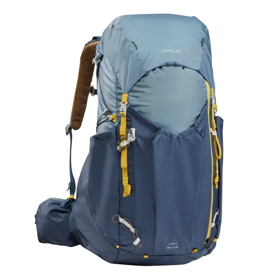 DECATHLON 50+10L Outdoor Bags Polyamide Ink Teal Men's