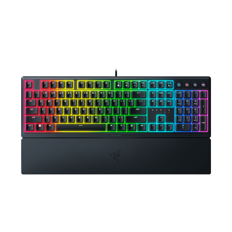 Razer Rainforest Wolf Spider V3 104 Keys Lightweight, RGB Film For Esports Wired Gaming Keyboards