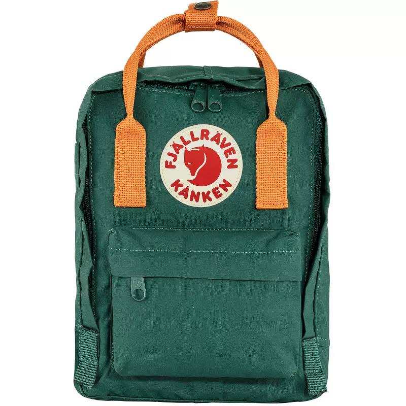 Fjallraven 7L Backpack Outdoor Bag Polypropylene Fiber Arctic Green & Fiery Orange New Color Unisex