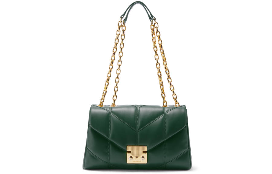 CHARLES&KEITH Pu Shoulder Bag Small Square Bag Shoulder Bag Medium Women's Multicolor