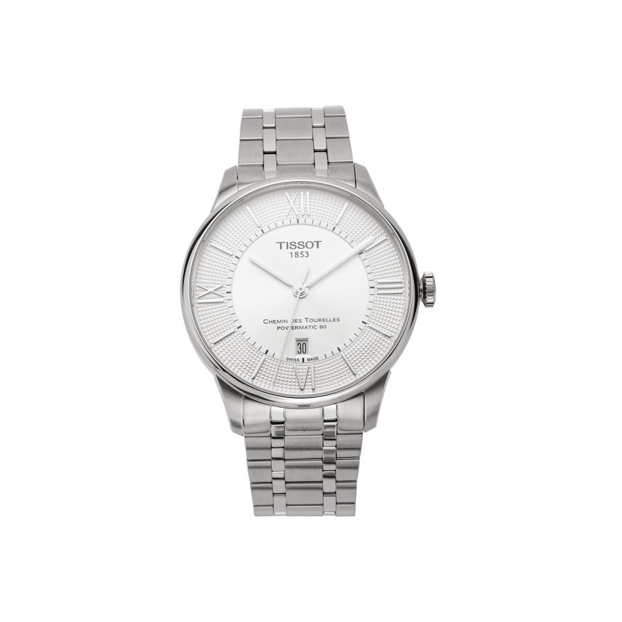 TISSOT Tourelles Collection Automatic Mechanical Movement 50m Waterproof Men's Watches Watch 42mm Silver Dial