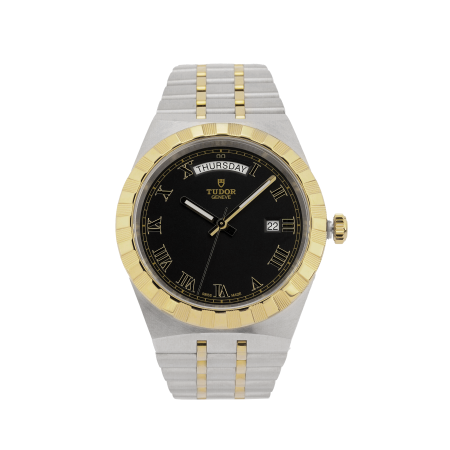 TUDOR Royal Collection Automatic Mechanical Movement Men's Watches Watch 41mm Black Dial Matte Steel Watch Case