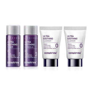 DERMAFIRM+ Perilla Water Lotion Sample Sets Hydrating Cleaning Water 20ml+Lotion 20ml+Cleanser 10ml*2