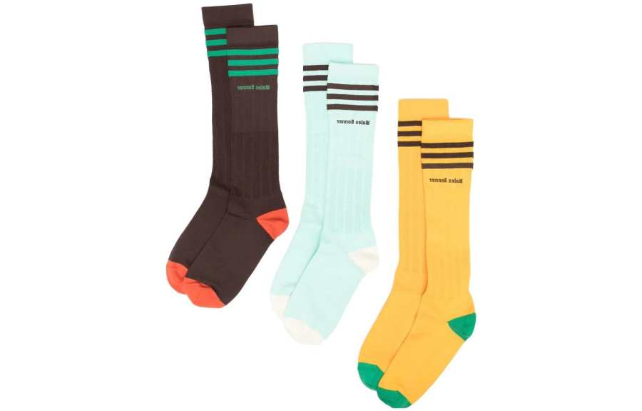 Adidas Originals Adidas Wales Bonner Crochet Socks Clear Mint/Multicolor