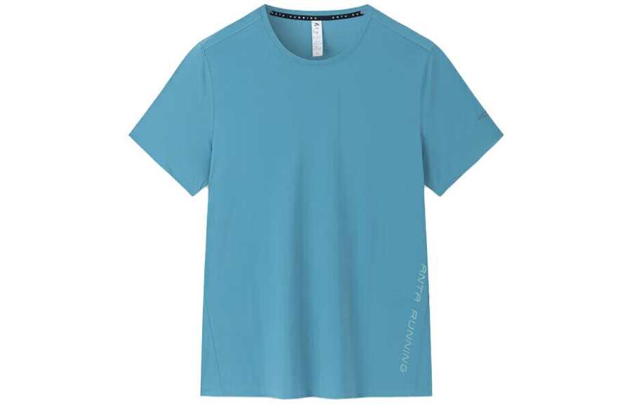 Anta Running Collection Running T Shirt Men's Path Gray Blue