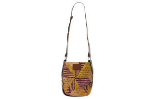 ISABEL MARANT Adjustable Strap Calfskin Detail Shoulder Bag, Crossbody Bag Women's Multicolor