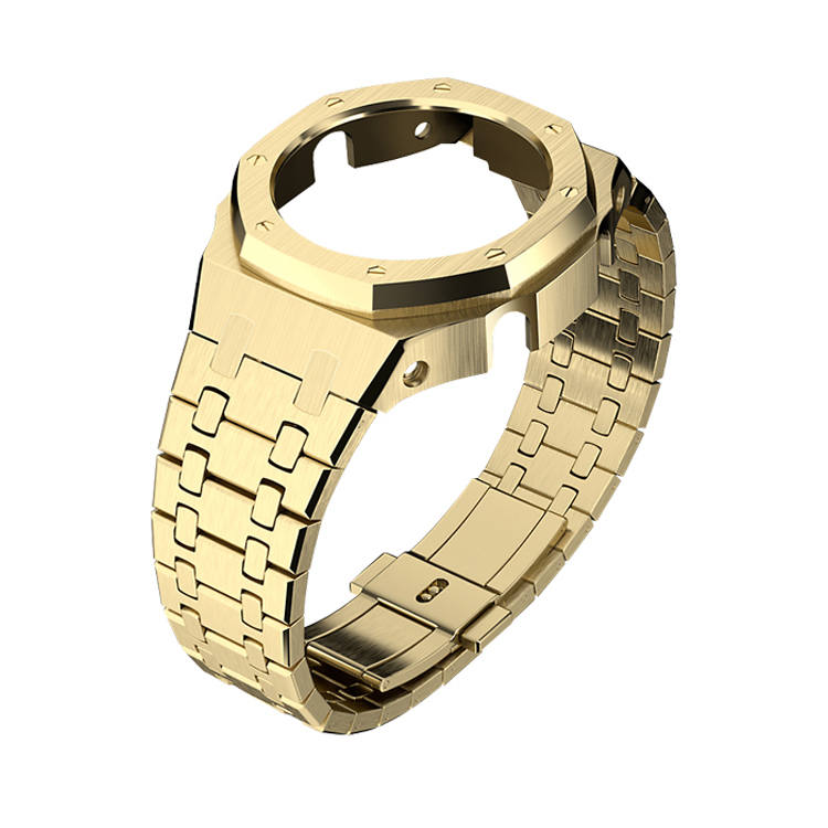 SHOCKTIMES SHOCKTIMES Protective Case Casio Stainless Steel Case Material GA 2100 Unisex