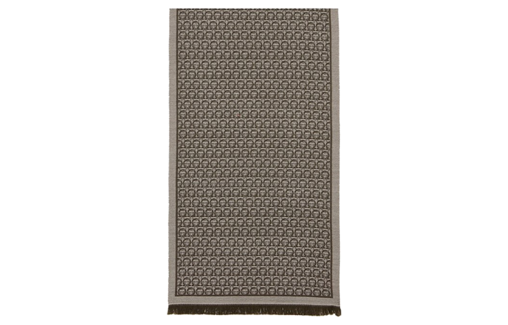 Ferragamo Ferragamo Knit Scarves Men's Dark Brown