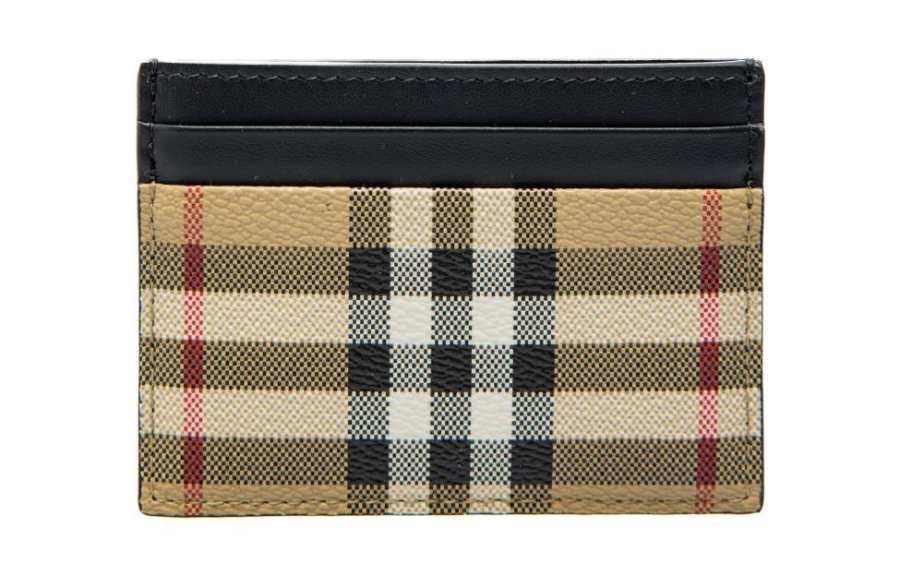 Burberry 【Previous Season】Vintage Check leather cardholder